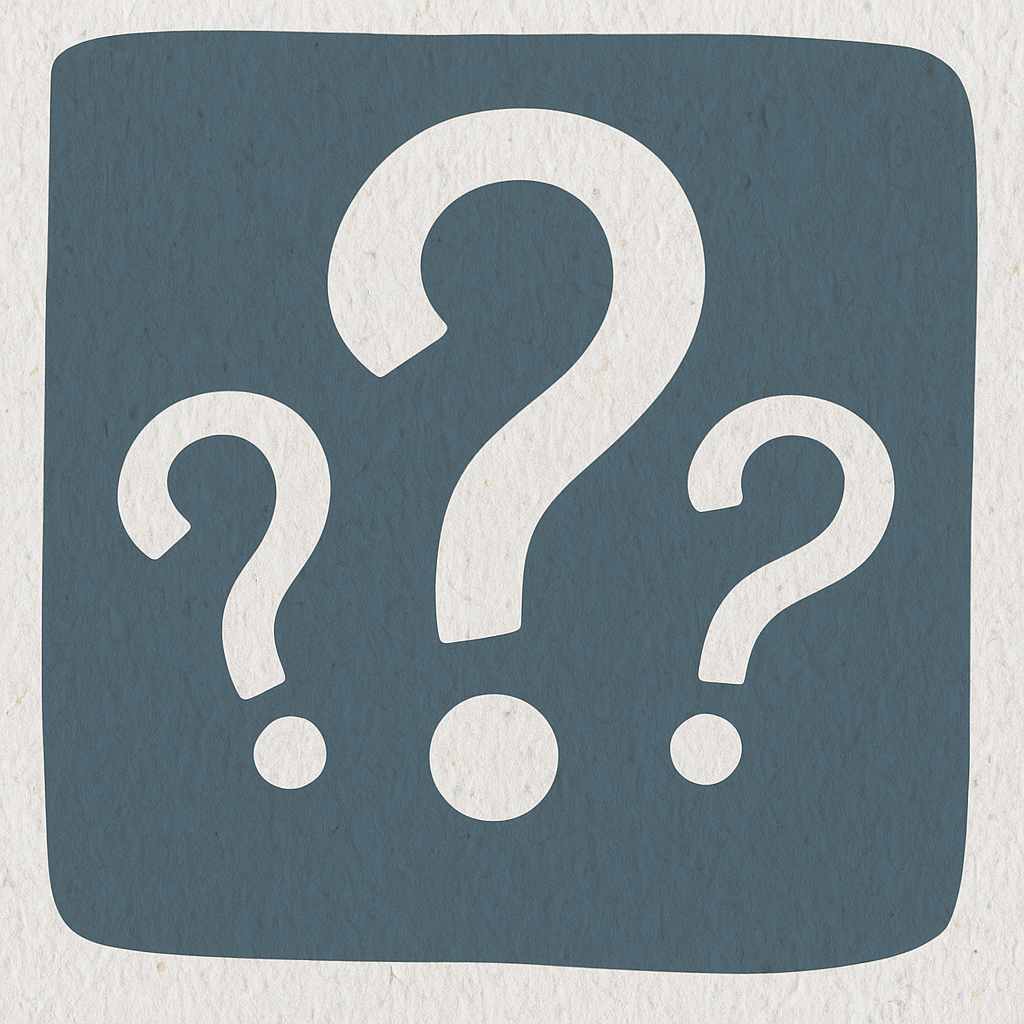 icone FAQ bleue