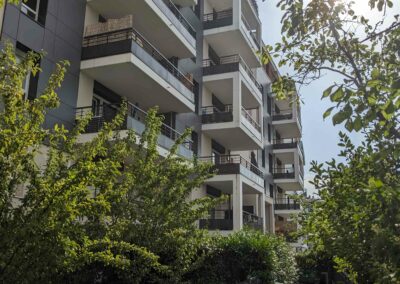Façade du bâtiment Le City Zen à Thonon-les-Bains – cabinet de soins énergétiques Infinie Présence