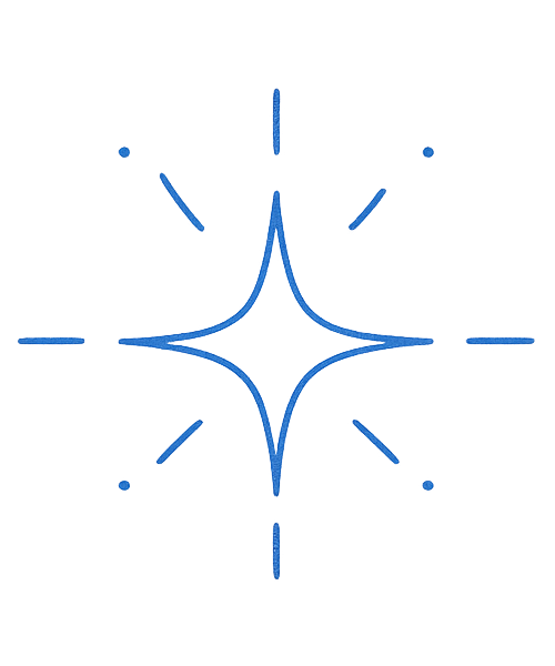 Icône d'une étoile lumineuse, symbole du retour à soi et de la clarté intérieure.