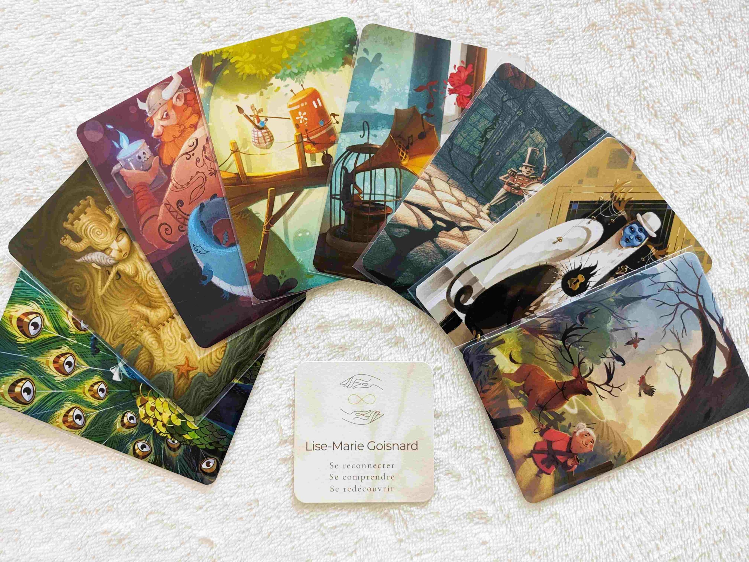 Cartes métaphoriques utilisées comme support d’exploration lors d’un accompagnement individuel
